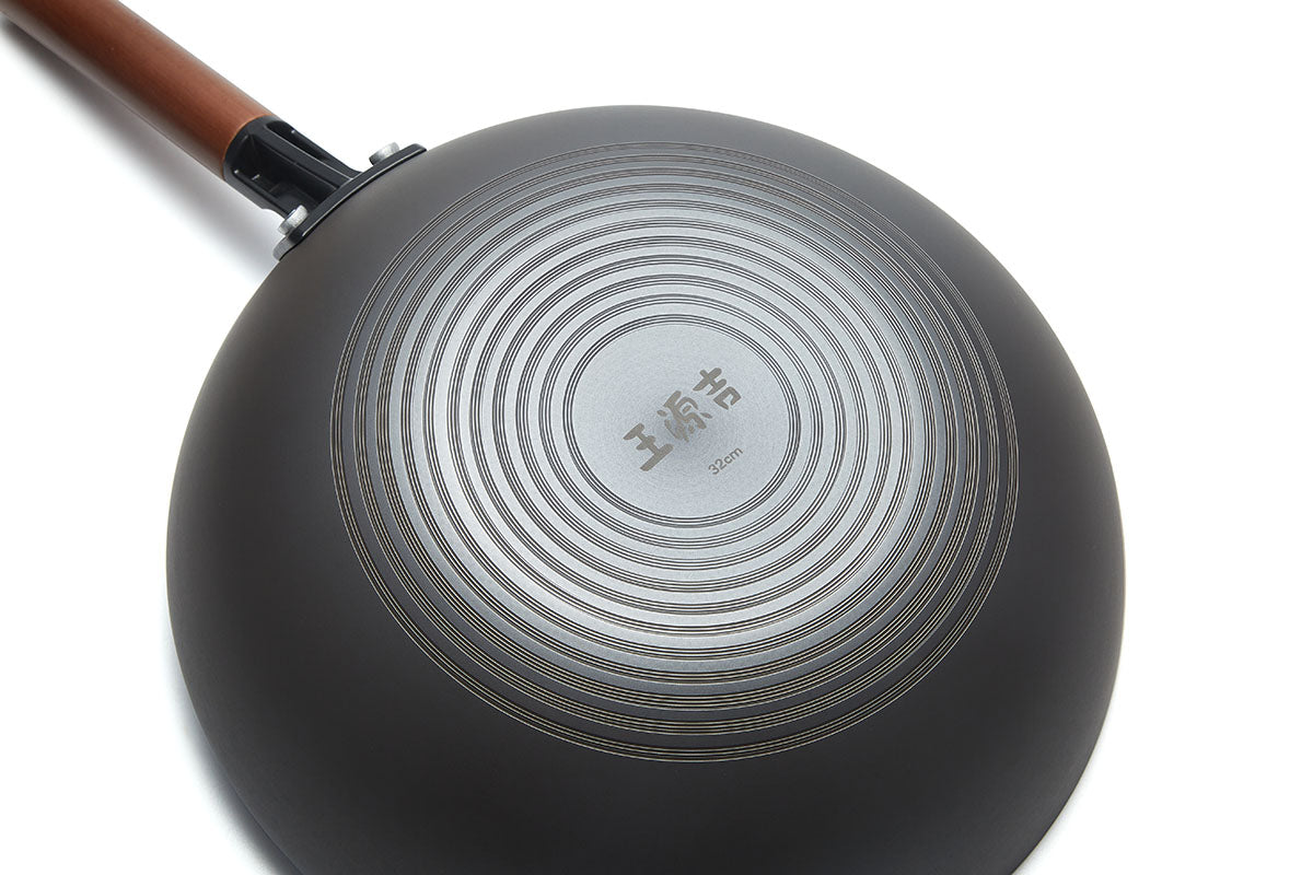 WANGYUANJI Uncoated Suffocated Iron Wok - WANGYUANJI WANGYUANJI Uncoated Suffocated Iron Wok - WANGYUANJI