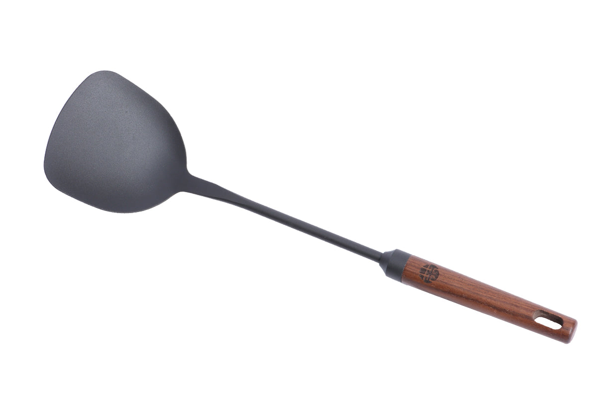 WANGYUANJI  Iron Spatula with Wooden Handle - WANGYUANJI WANGYUANJI  Iron Spatula with Wooden Handle - WANGYUANJI