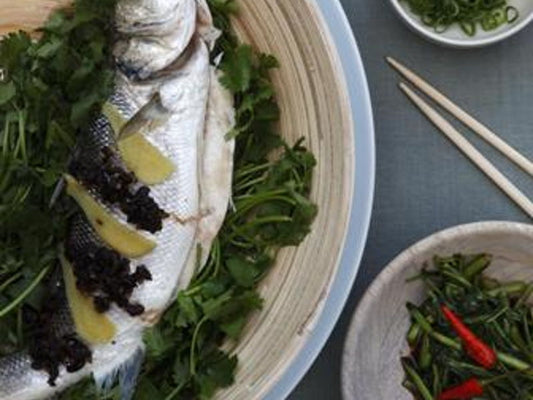 WHOLE STEAMED BLACK BEAN FISH