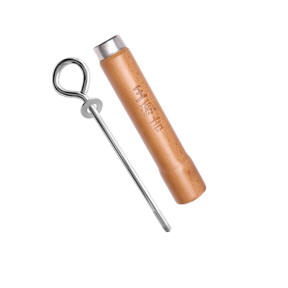 WANGYUANJI Removable Wooden Pot Handle Replacement – Screw-On Cookware Handle for Saucepan &amp; Frying Pan, Durable &amp; Heat-Resistant for Pots