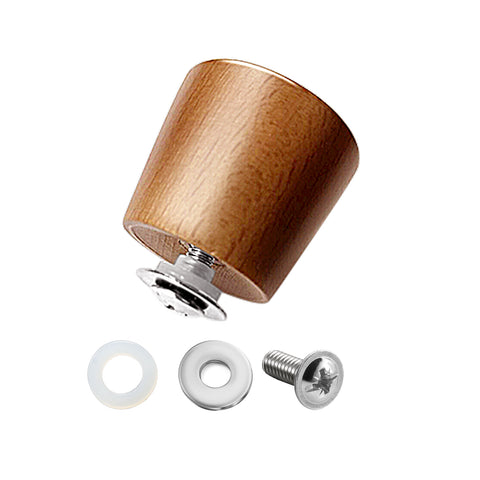 Universal Wooden pan Lid Handle for Cookware & Bakeware Lids – Removable pot lid and Pan Cover Knob Replacement for Frying Pans,Woks,Crockpots