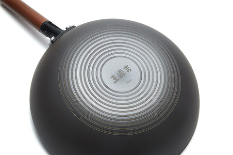 WANGYUANJI Uncoated Suffocated Iron Wok - WANGYUANJI