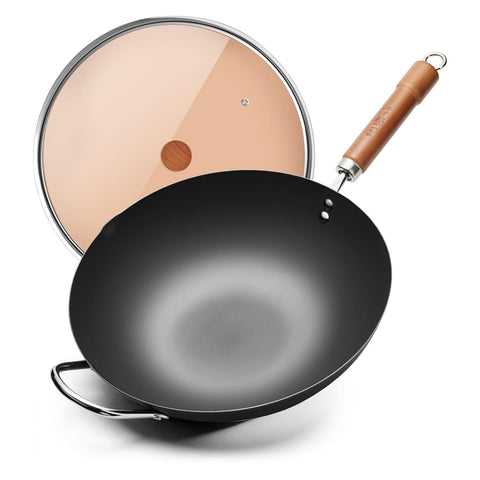 Wangyuanji Carbon Stahl Wok Pan