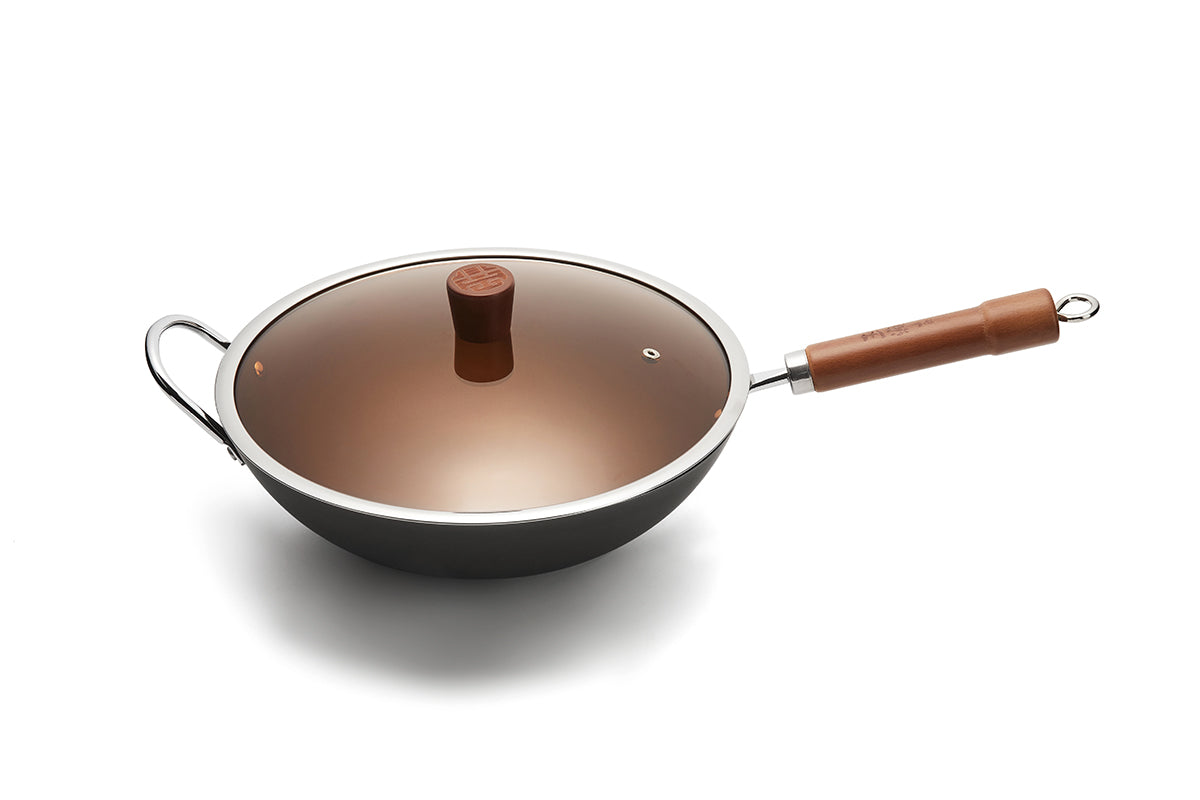 WANGYUANJI Carbon Steel Wok Pan - WANGYUANJI