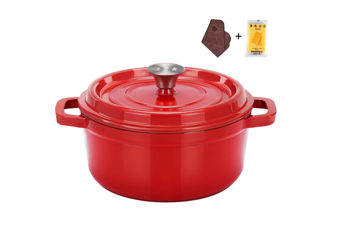 WANGYUANJI 3.6QT Enameled Dutch Oven Pot